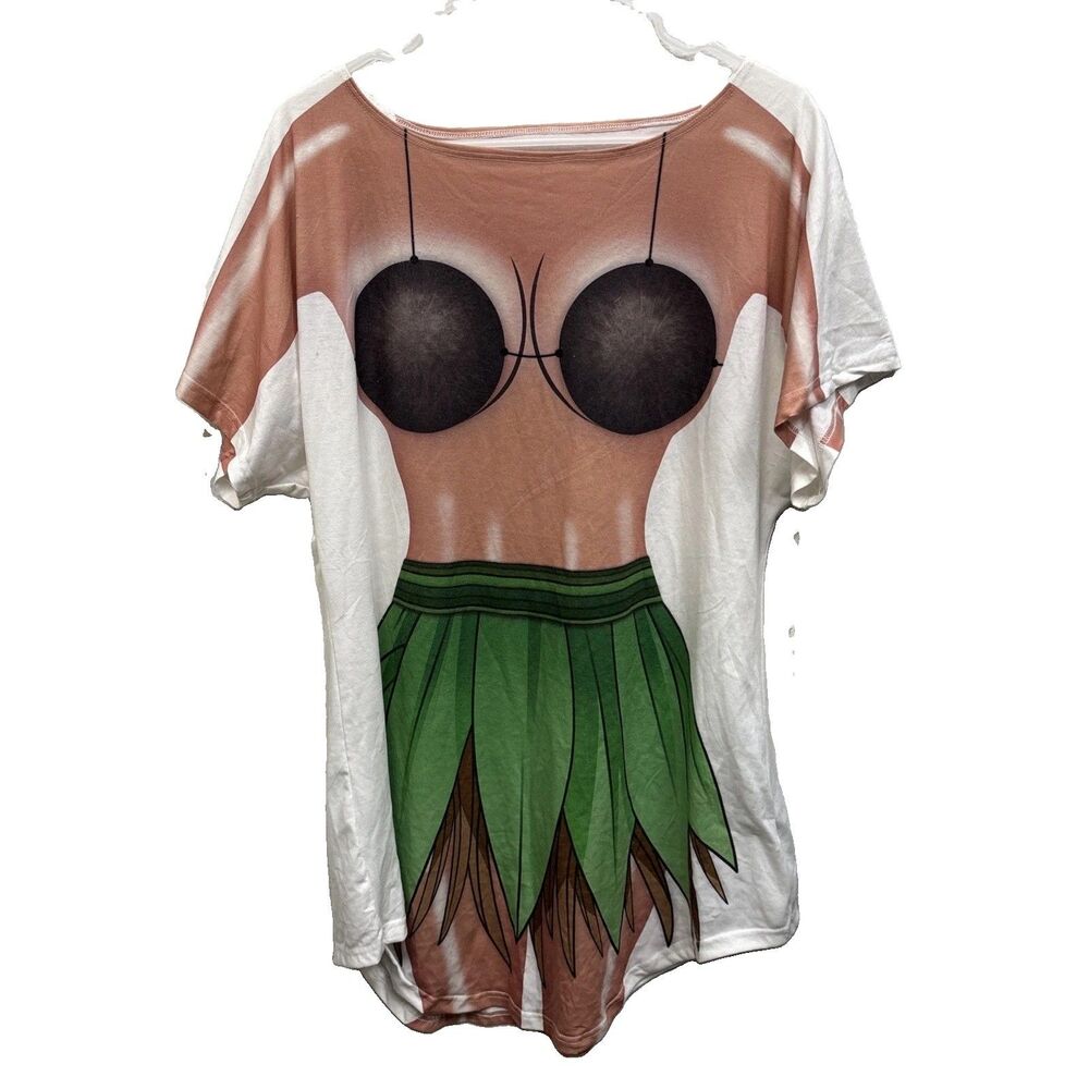 Seizesoul Women Swim Cover Up T Shirt Tee Tops Fancy Dress Beach Pool Spa M